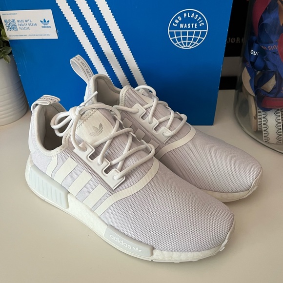 adidas NMD R1 Primeblue Triple White - Picture 7 of 7